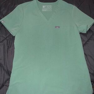 Figs Green Scrub top